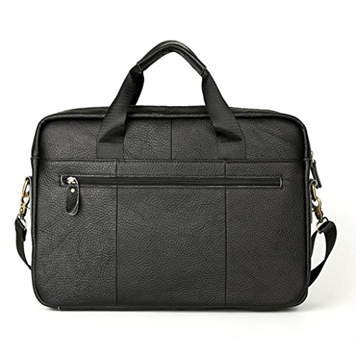 Clearance!Todaies Men Leather Messenger Shoulder Bags Business Work Briefcase Laptop Bag Handbag 2018 (38cm(L)7cm(W)27cm(H), Black) - Thumbnail 3