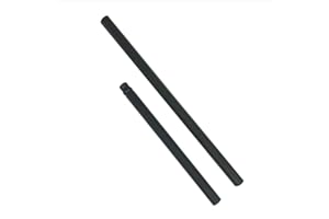 BOKT Extend Pole Lamp Stem Black Finish Lamp Rod Kit with Connector Pack of 2