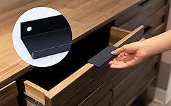 LC LICTOP Edge Pull Handles for Cabinets, 5.9 Inch