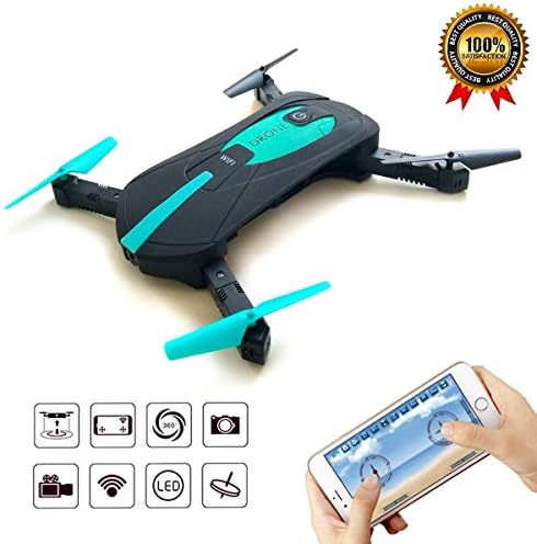 WIFI Mini Portable Quadcopter Drones with FPV HD Camera Pocket Drone 2.4 GHz 3D Flip Quadcopter Headless Mini Foldable