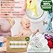 Baby Sophia Baby Wash Cloth - Bamboo Washcloths 100% Natural Organic Cotton Baby Washcloth Qty 6 White 10