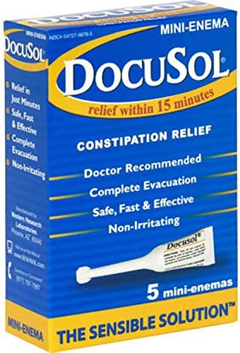 Docusol Mini Enemas 5 Ct TEJ