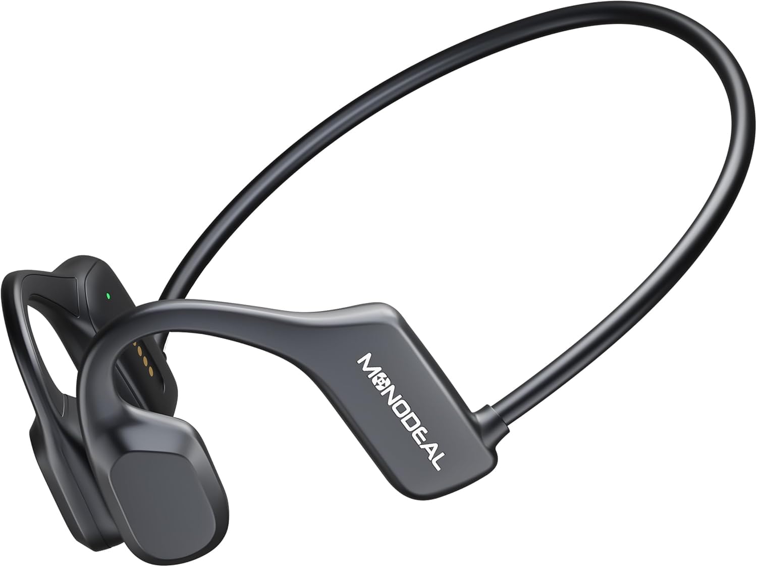 Monodeal Bone Conduction Headphones, Bluetooth 5.3 Open Ear Headphones, IP65 Waterproof Wireless Sports Headset for Runners, Cycling, Hiking Gifts from friends