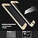 Galaxy S7 Edge Screen Protector, Snowpink Galaxy S7 Edge Tempered Glass Screen Protector Full Coverage Ultra HD Clear Anti-Fingerprint Anti-Bubble Film Screen Protector for Samsung Galaxy S7 Edge-Gold