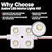 AUDEW 40 Led White Interior Lights Kit,12V LED Ceiling Lights Kit For LWB Van Trailer Lorries Sprinter Ducato Transit Boats VWthumb 3