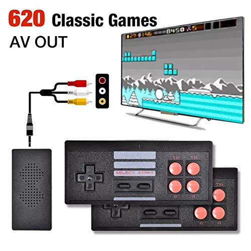 Gsh Plug Play Wireless Video Game For Kids 8 Bit Retro 6 Built In Games For Upto 2 Players Extreme Mini Game Box Nes 6 Av Out Tv Video Game Players
