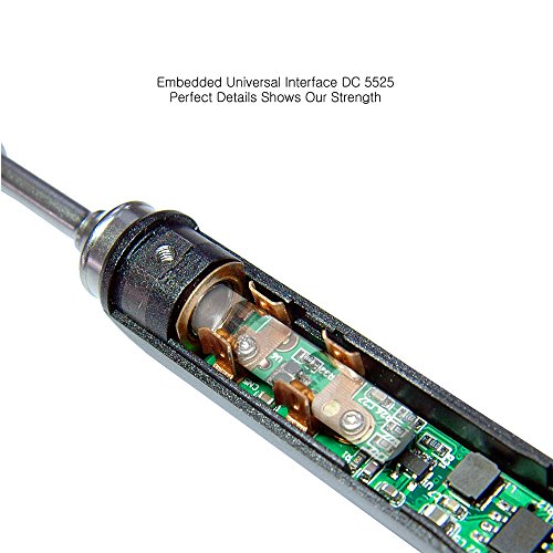 Lukcase TS100 Digital OLED Programmable Soldering Iron Station with B2 Tip, DC5525 Embedded Interface STM32 Sensor Chip - Thumbnail 5