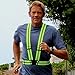 Tuvizo Reflective Vest for Running or Cycling - Comfortable Reflective Gear for High Visibility and Safety - Yellow S| M | L