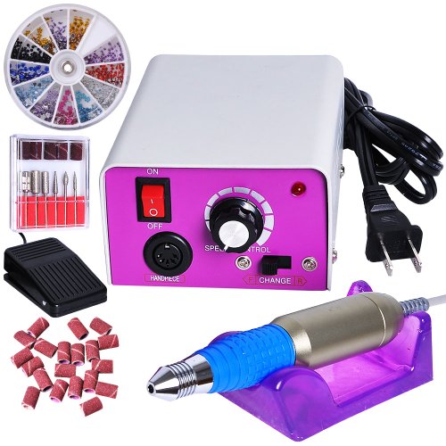 Band New Electric Nail Art Drill Machine with Complete Pedicure Set