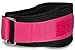 Weight Lifting Belt for Women, Nylon Weightlifting Belt,5 inches Wide Weight Belt for Gym Lifting Squatting, Provide Support to Waist Lower Back, Pink (Medium)
