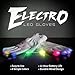 Emazing Lights Electro LED Gloves, 7 Light Flashing Modes - #1 Leader in Gloving & Light Shows (White Gloves)