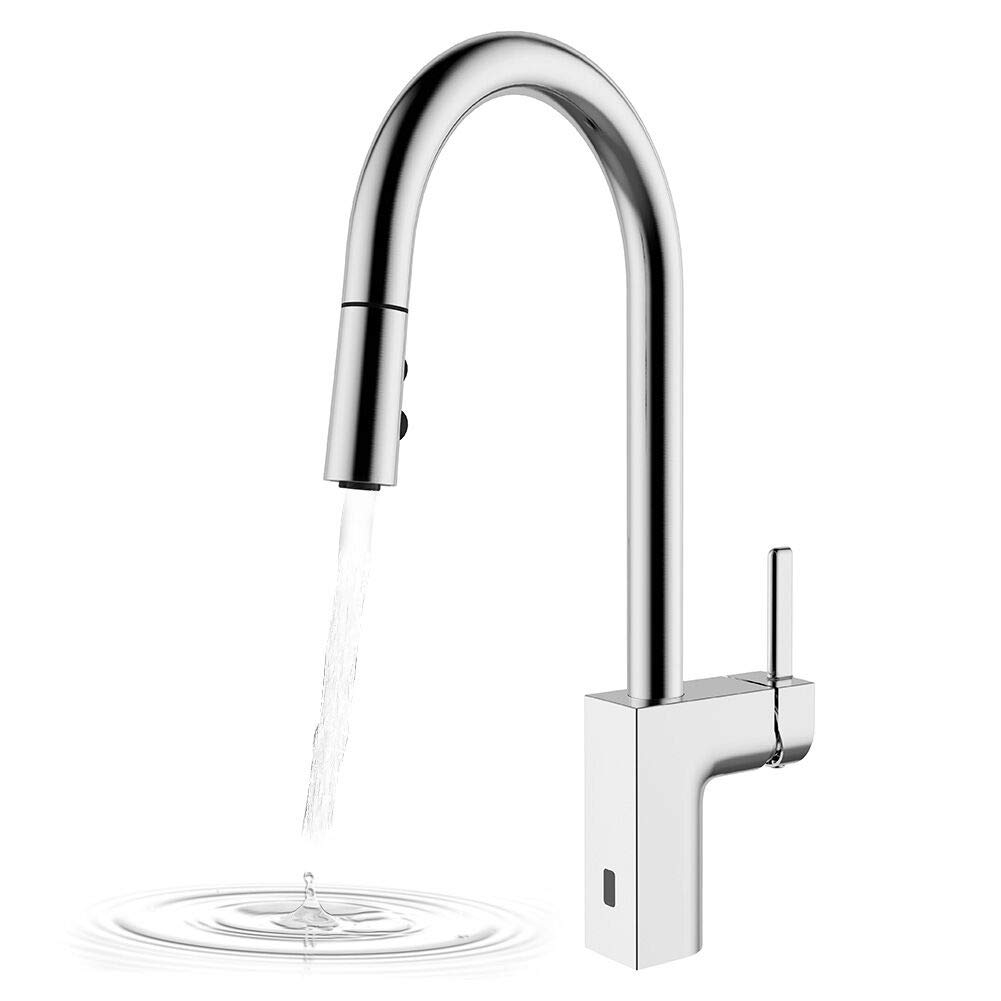 Best Brushed Nickel Kitchen Faucet Motion