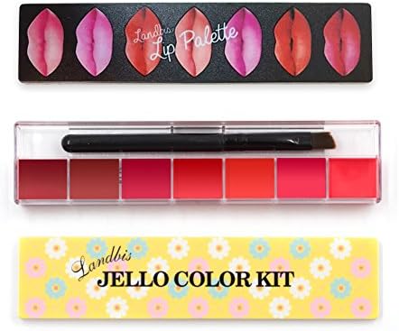 QIMYAR Women Make-up Lip Glosses Colorful Long-lasting Red Wine Lipstick Balm Kit for Girls 7 Colors