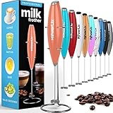 PowerLix Milk Frother Handheld Battery Operated