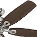 Hunter Fan Company 53241 Builder Elite Hunter Fan Indoor Ceiling Fan with Pull Chain Control, 52