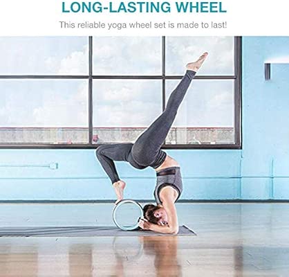 SinceY Yoga Wheel Aro Yoga 6 Pulgadas, Capacidad de Carga de ...