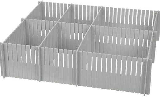 Amazon Com Onerbuy 8pcs Adjustable Grid Drawer Dividers Diy