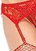 Leg Avenue Women's Lace Garter Belt and Thong Set