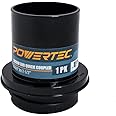 POWERTEC 70191 Screw End Quick Coupler for 2-1/2” Hose – Left-Hand Threaded Adapter, 2-1/4 x 2-1/2"