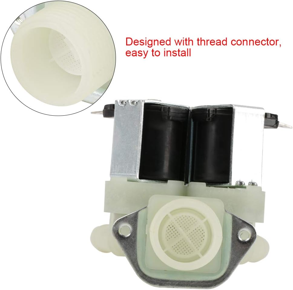 TOPINCN Solenoid Valve 3 Way Water Inlet N/C Normal Closed Electric Solenoid Valve Ac 220V G3/4 - Image 3