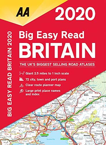 Big Easy Read Britain 2020 Spiral bound (AA Road Atlas Britain) Spiral-bound – 1 Jun. 2019