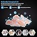 Greenclick Himalayan Salt Lamp Pink Rock Salt Lamps Night Light, Himalayan lonic Natural Salt Crystal Light Lamp with Wooden Base,Dimming Switch & UL-Listed Cord Best Gift Idea