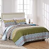 Greenland Home Shangri-La Quilt Set, 3-Piece