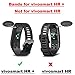 for Garmin Vivosmart HR+ Bands TenYun Replacement Silicone Man/Woman Adjustable Sport Strap Band and Pin Removal Tools for Garmin Vivosmart HR Plus(Incompatible Garmin vivosmart HR)(Black)