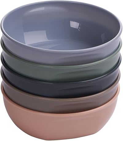 Vital Baby Nourish Bowls 5 Pack Stackable BPA-Free EarthSmart Microwave Safe