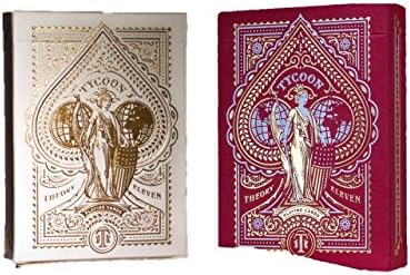 Red and Tundra Tycoon 2-Pack Set Playing Cards by Theory 11