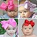 CEELGON Baby Girl Headband 10 Pcs 5 Inch Baby Newborn Infant Girls Toddler Knotted Hairbands Bows Elastic Soft Floral Hair Band