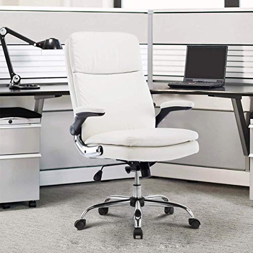 Myka's Ergonomic Leather Executive Office Chair High Back Computer Desk
