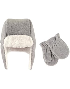 Infant and Toddler Fleece Trapper Hat and Mitten Set
