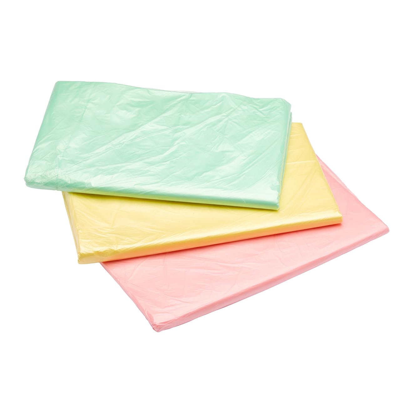 Fit For The Job 3 Pack Coloured 12ft x 9ft (3.6m x 2.7m) Polythene Dust Sheet Drop Cloth, Dustproof & Waterproof Ideal for Covering & Protecting Floors & Furniture When Painting & Decorating