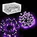 Super Z Outlet 30 Mini Bulb LED Battery Operated Fairy String Lights in Purple for Valentines Day, Romantic Wedding, Home Decoration Room Lighting, Christmas, Crafts (158