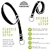 Funderdome Tree Straps, Tree Swing Straps, Tree Swing Straps Hanging Kit Holds 4000 lbs, Set of Two 5ft Extra Long Straps with Safer Lock Snap Carabiner for Tree Swings and Hammocks