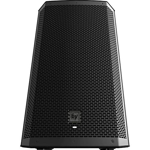 Electro-Voice ZLX-12BT 12" 2-Way 1000W Bluetooth Powered Loudspeaker (Pair) with 2x Steel Speaker Stand, Stand Bag 51" and 2x XLR Cable Bundle