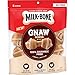 Milk-Bone Chews GnawBones Rawhide Free Dog Treats, Chicken, 5 Long Lasting Small/Medium Knotted Bones