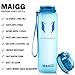 MAIGG Best Sports Water Bottle - 32oz - Eco Friendly & BPA-Free Plastic - Fast Water Flow, Flip Top, Opens with 1-Click - Reusable with Leak-proof Lid