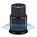 Speaker Stands for Alexa Echo 2nd Generation, Aluminum, Black | Enhanced Strength and Stability to Protect Alexa Echo Speaker | Keep Original Sound | Sleek Smart Home Décor