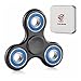 Tian Guan Fidget Spinner Toy, Hand Spinner Toy with Premium Hybrid Ceramic Bearing for Adults and Kids Spin Time 2-3 Minutes (black)