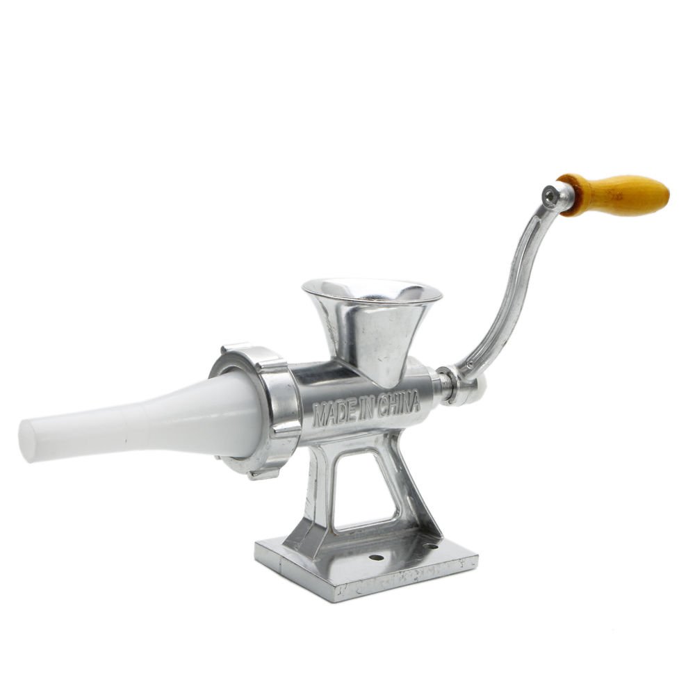 Manual Meat Grinder Mincer Table Hand Crank Tool for Kitchen