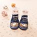 AMA(TM) Cartoon Kids Toddler Baby Anti-slip Sock Boots Slipper Shoes (18-24 months, Dark blue)