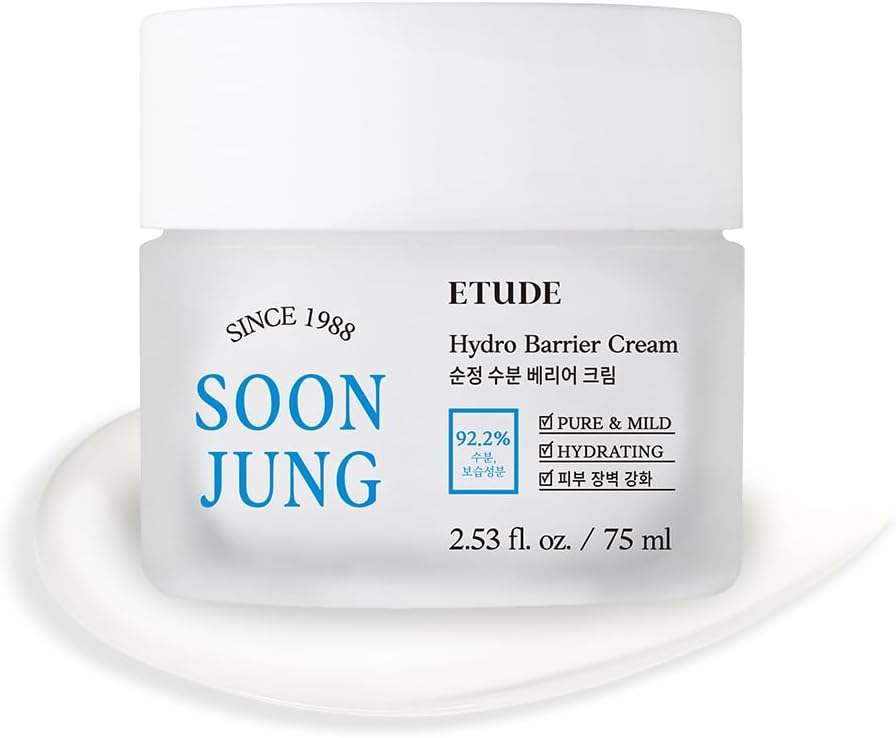 Etude SoonJung Hydro Barrier Cream Big Size 92.2% Hydrating, Low pH 5.5