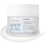ETUDE SoonJung Hydro Barrier Cream, Face Moisturizer for Sensitive Skin, 92.2% Hydrating Ingredients, Low pH Level 5.5, Dermatologically Tested, Panthenol, Madecassoside, Korean Skin Care (2.54 Fl Oz)