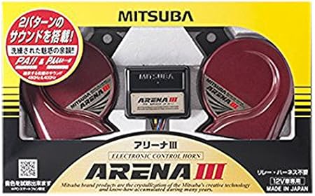 Amazon Mitsuba ミツバサンコーワ アリーナiii クラクション ホーン 品番 Mbw 2e23r 車 バイク 車 バイク