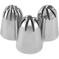 TOSSPER 5pcs Rose Petal Icing Piping Ugelli in Acciaio Inox Crema Torta di Punte della Pasticceria Che Decora Gli Attrezzi del Bigné Strumento di Cucina Gadget
