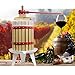 Fruit Wine Press 1.6 Gallon Solid Wood Basket Cider Press Apple Press Berries Press Wine Making Press