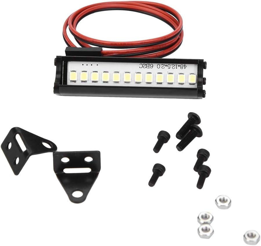 RC Car LED Light Bar, 155mm RC Crawler LED Light Bar LEDs Lamp for TRX4