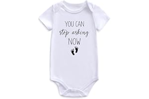 Guzcadun you can stop asking now pregnancy announcement grandparent baby announcement Baby Clothes